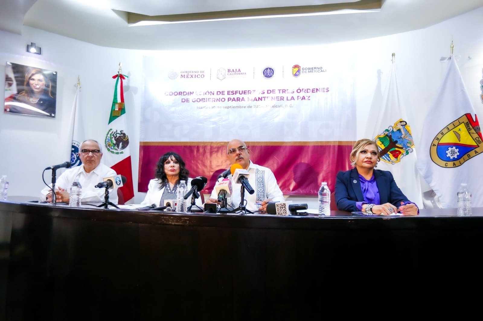 COORDINAN ESFUERZOS TRES ÓRDENES DE GOBIERNO PARA MANTENER LA PAZ EN EL VALLE DE MEXICALI