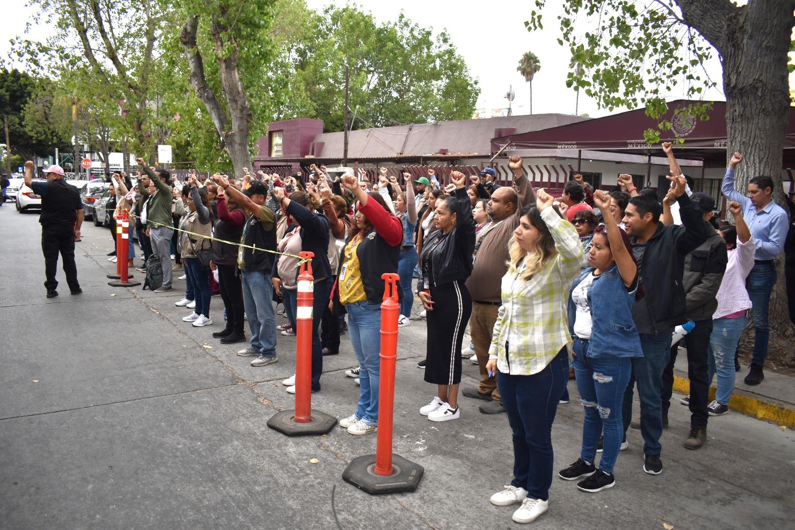 Servidores de la Nación Tijuana y civiles participan en simulacro de sismo 2024