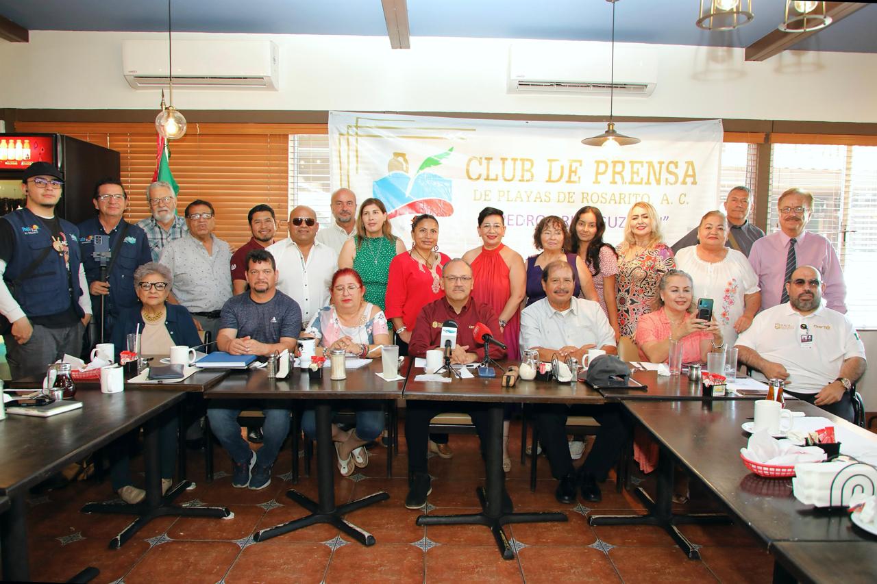 Presenta CESPT avance de acciones ante club de prensa de Playas de Rosarito A.C. “Pedro arias guzmán”