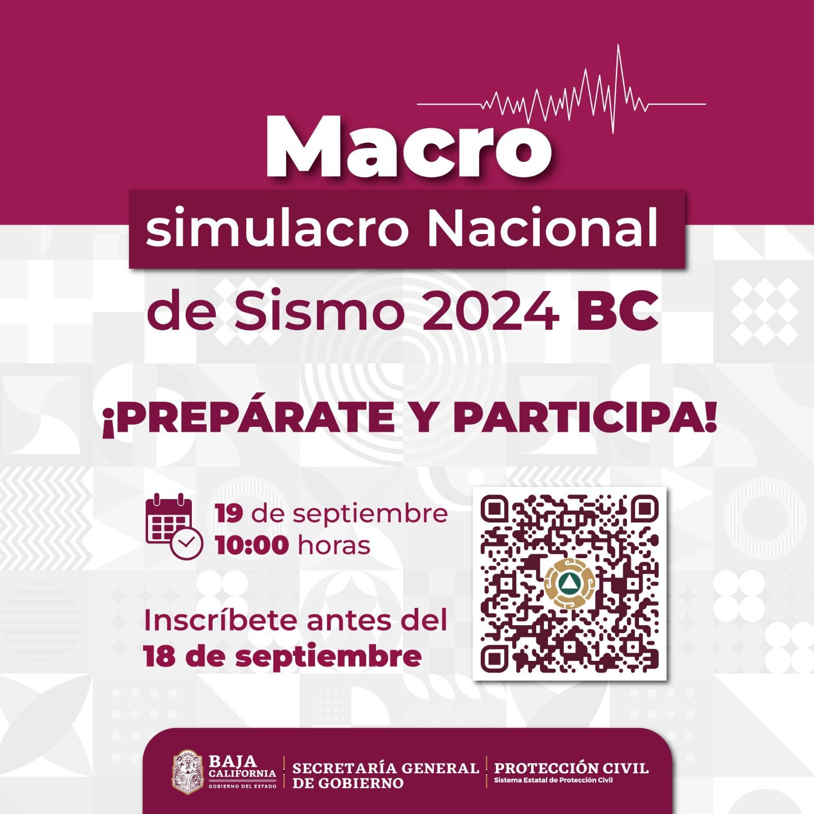 REALIZARÁN MACROSIMULACRO NACIONAL EN BC