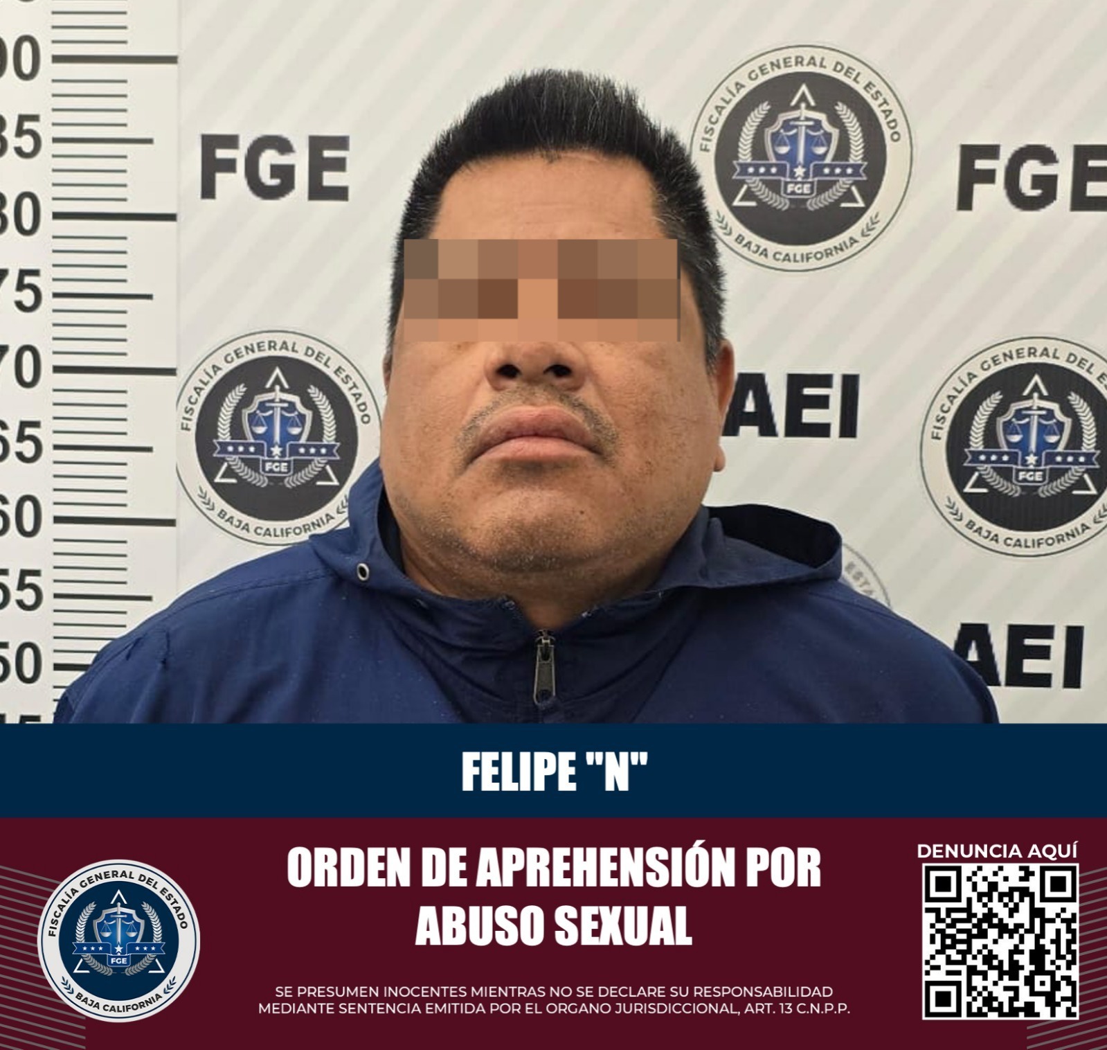 AEI cumplimenta orden de aprehensión contra un hombre acusado de abuso sexual