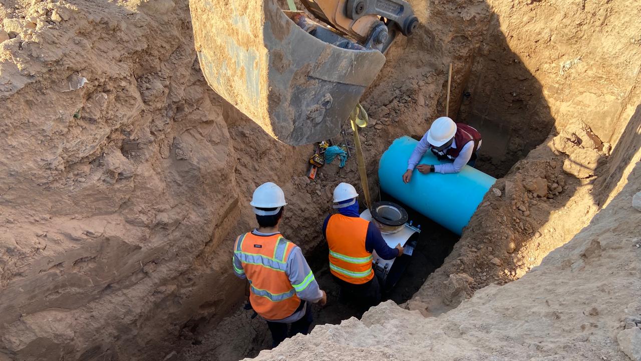 CESPM AVANZA CON TRABAJOS DE REPARACIÓN EN CALLE 4.ª Y PALMAR DE SANTA ANITA