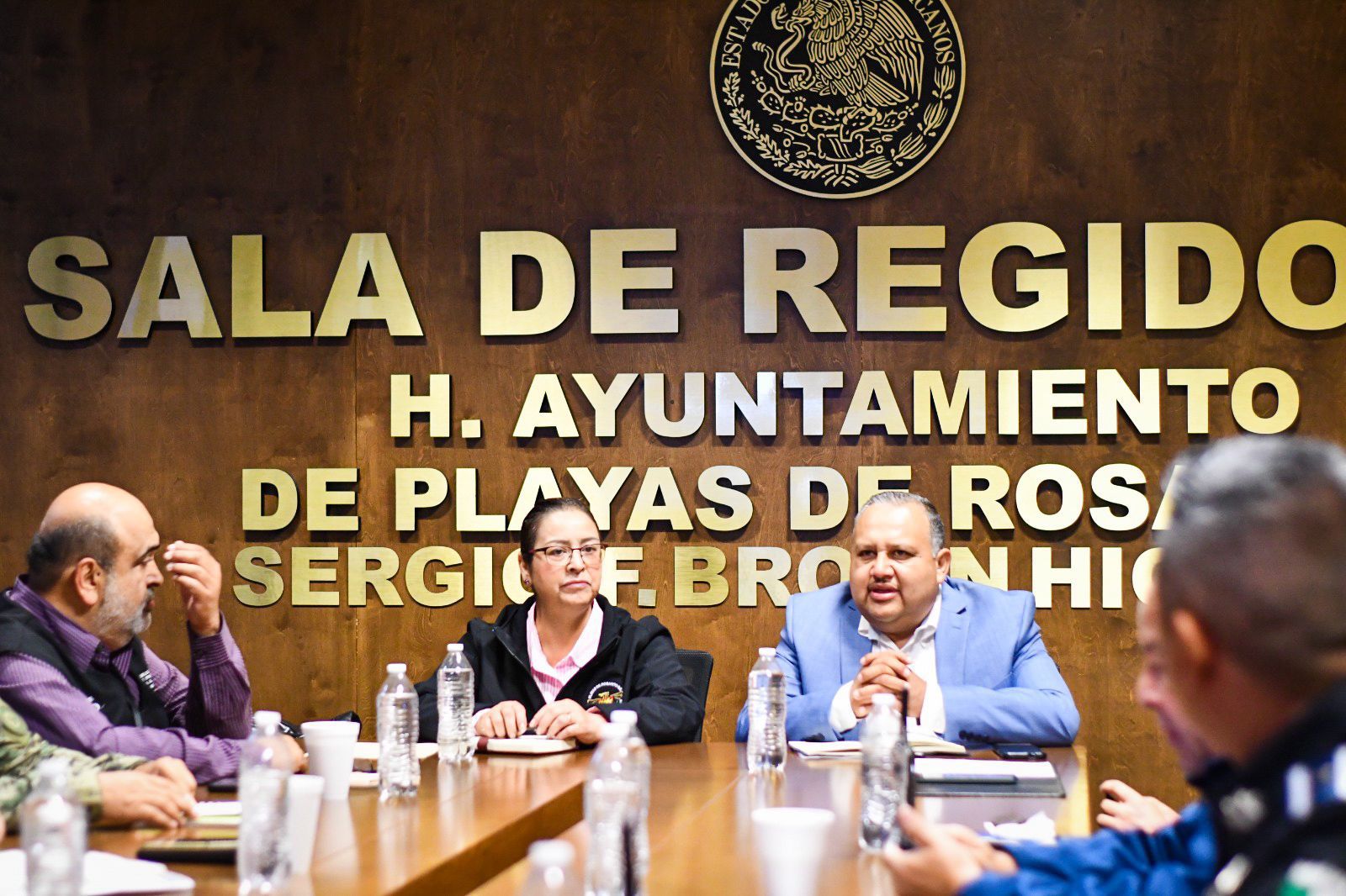 Presidenta municipal Rocio Adame fortalece estrategias de seguridad en la Mesa Regional