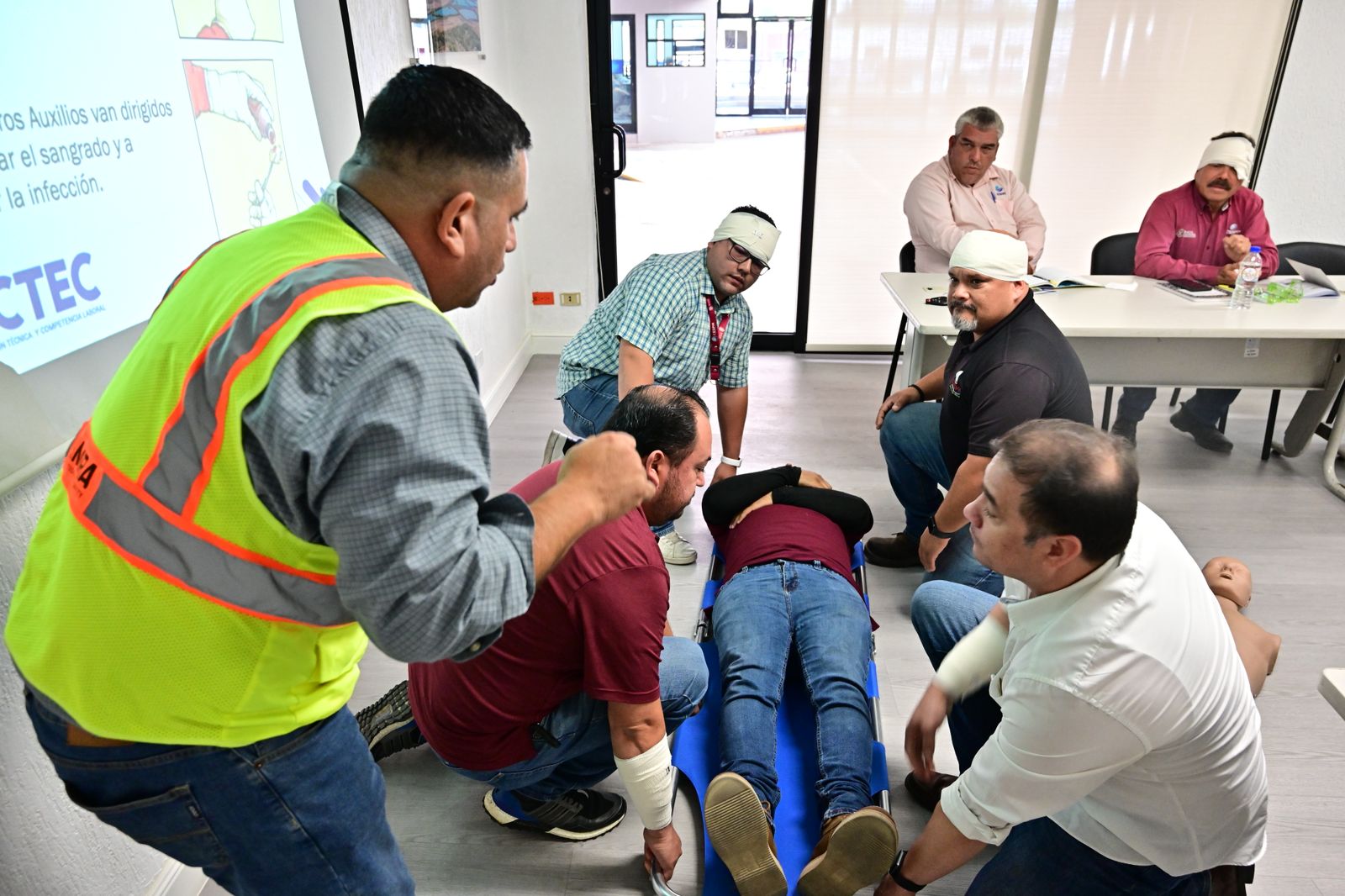 PERSONAL DE CESPM PARTICIPA EN CURSO DE PRIMEROS AUXILIOS PARA FORTALECER SU PREPARACIÓN EN EMERGENCIAS