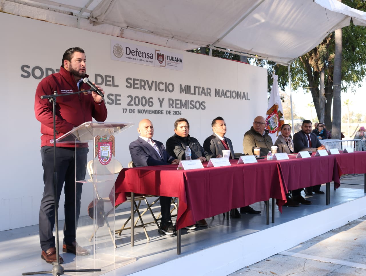 Realizan sorteo del Servicio Militar Nacional Clase 2006 y remisos