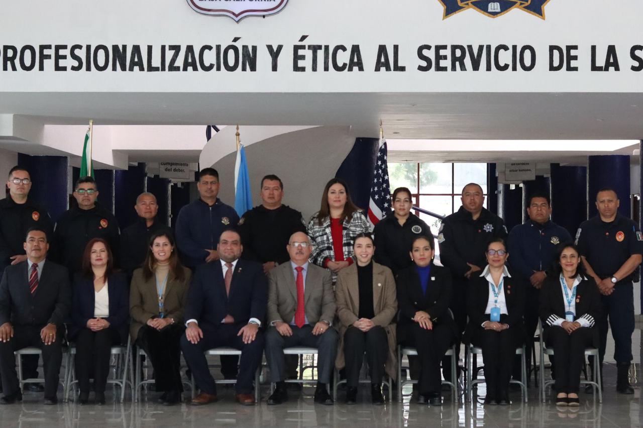 SSCBC, ONU E INL IMPARTEN CURSO POLICÍA + PERSPECTIVA DE GÉNERO Y PREVENCIÓN DEL FEMINICIDIO