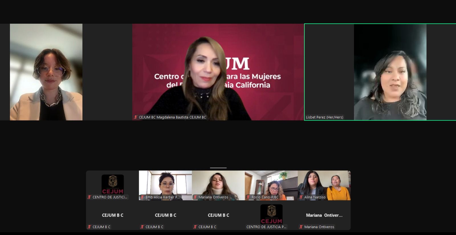 REALIZA CEJUM CONVERSATORIO VIRTUAL “VOCES UNIDAS CONTRA LA VIOLENCIA”