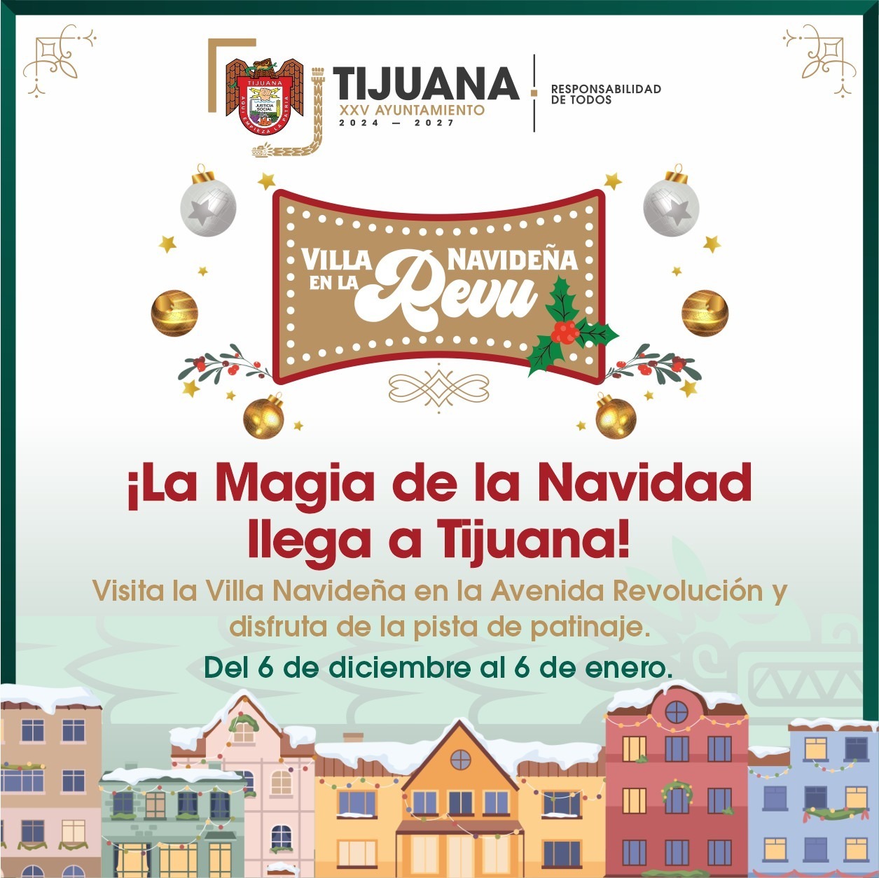 ¡Vive la magia de la Navidad en Tijuana! 🎄✨