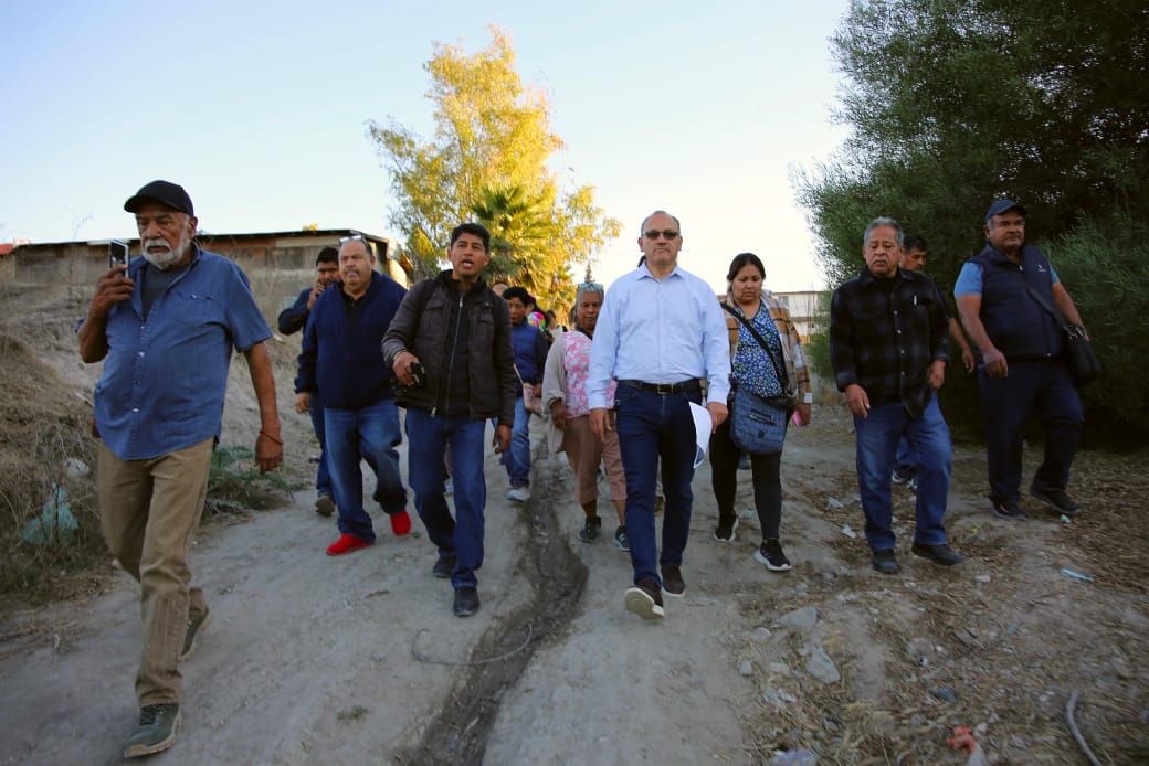 Atiende CESPT llamado de los residentes del ejido lázaro cárdenas tercera sección