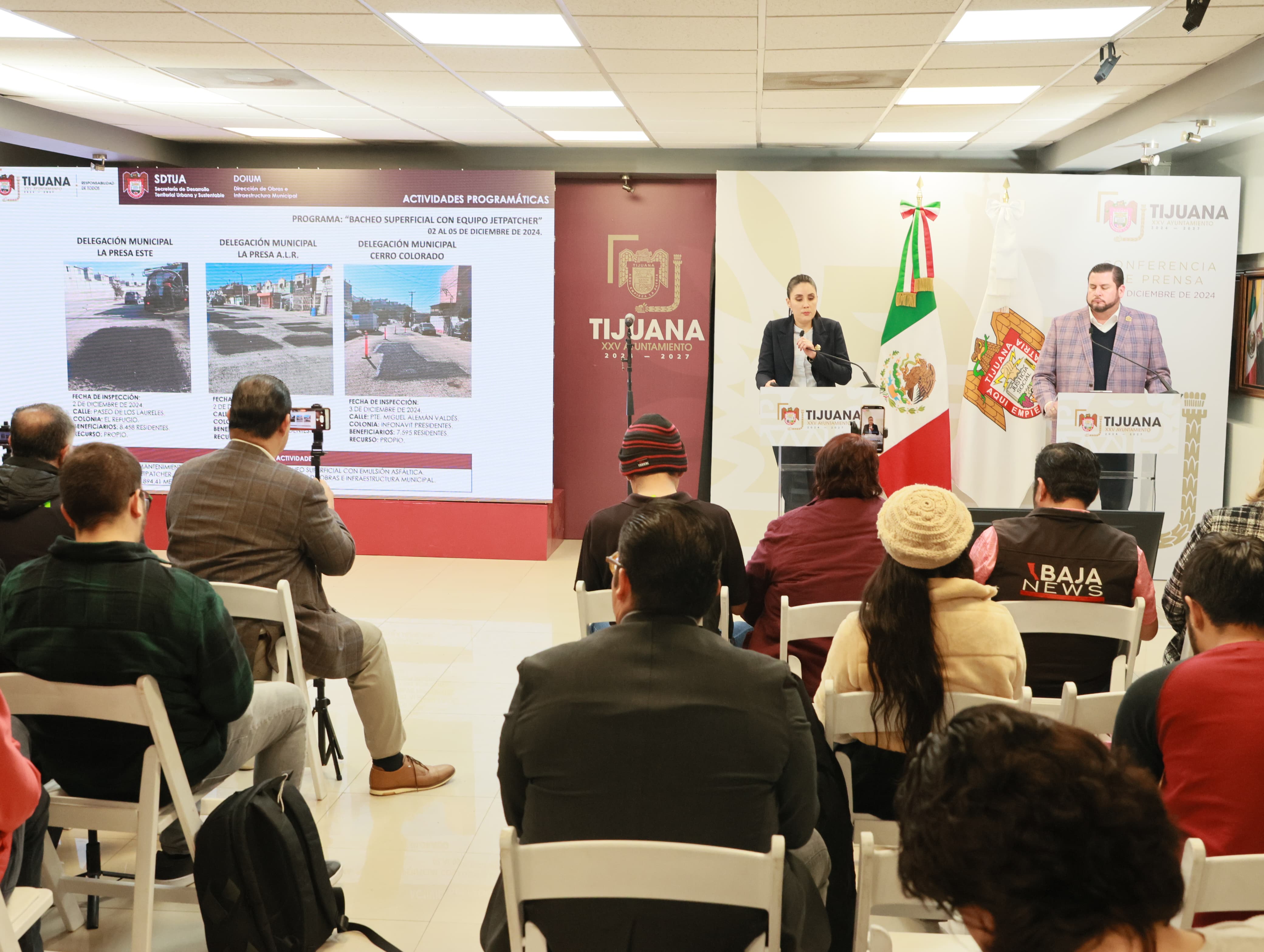 fortalece XXV Ayuntamiento de Tijuana acciones de infraestructura