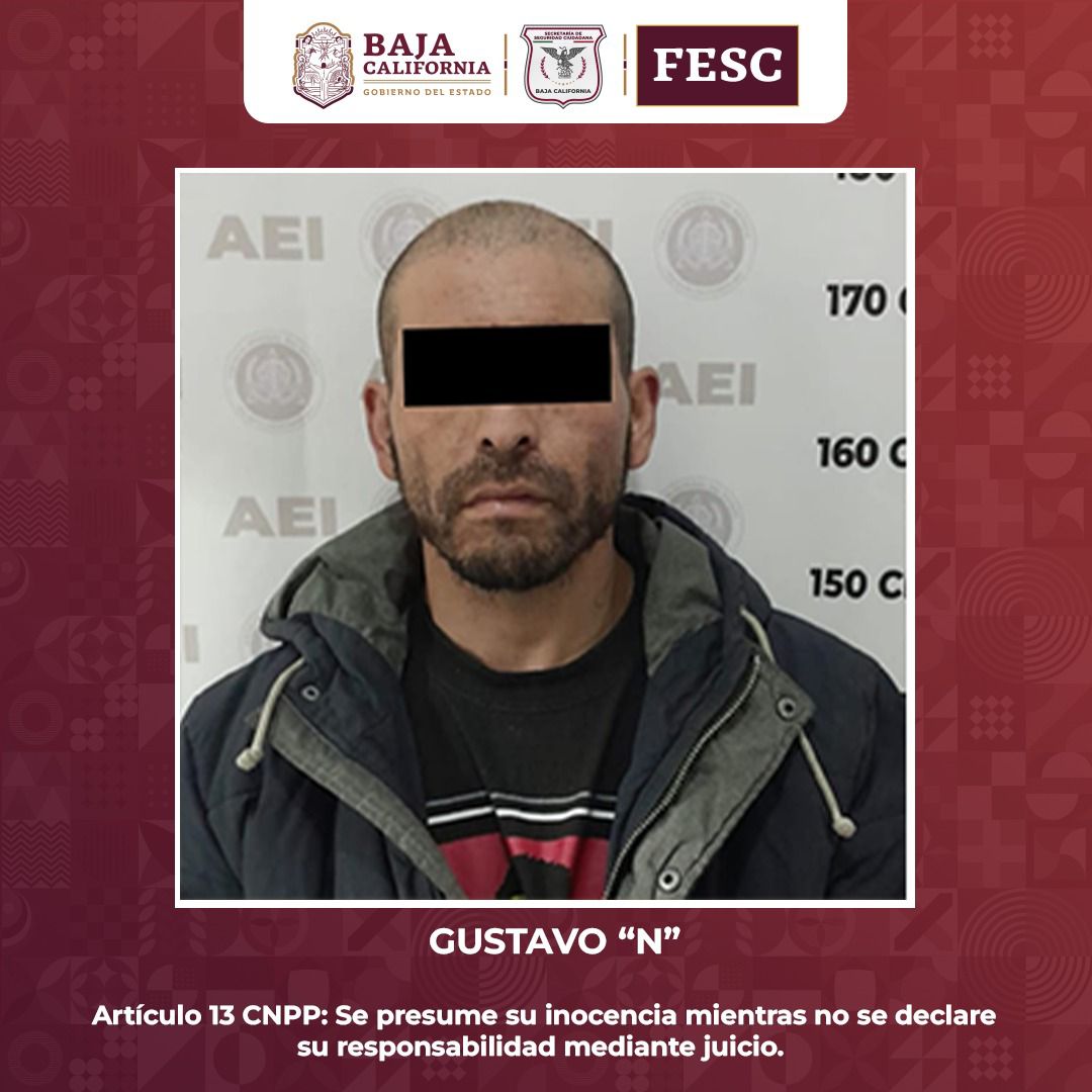 Aprehende FESC a presunto delincuente acusado de secuestro agravado y homicidio