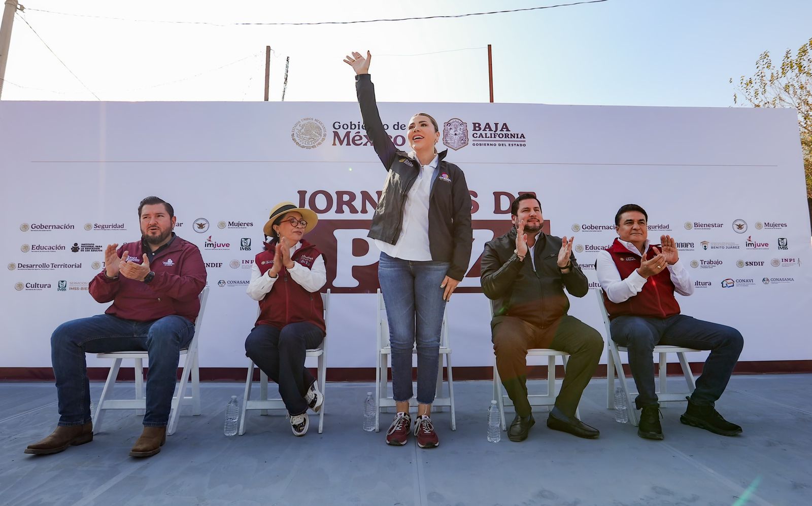 ENCABEZA GOBERNADORA MARINA DEL PILAR JORNADAS DE PAZ EN TIJUANA PROMOVIENDO UN ENTORNO MÁS SEGURO