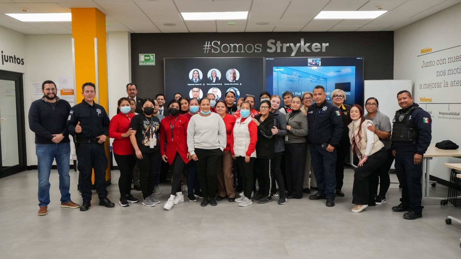 SSPCM IMPARTE PROGRAMA “MUJER SEGURA” EN EMPRESA STRYKER