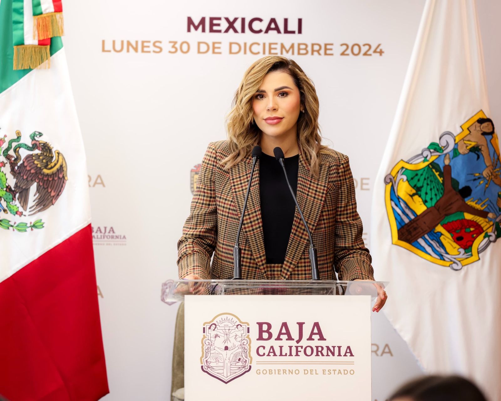 BAJA CALIFORNIA AVANZA EN BIENESTAR, MOVILIDAD Y DESARROLLO SOCIAL DURANTE 2024: GOBERNADORA MARINA DEL PILAR