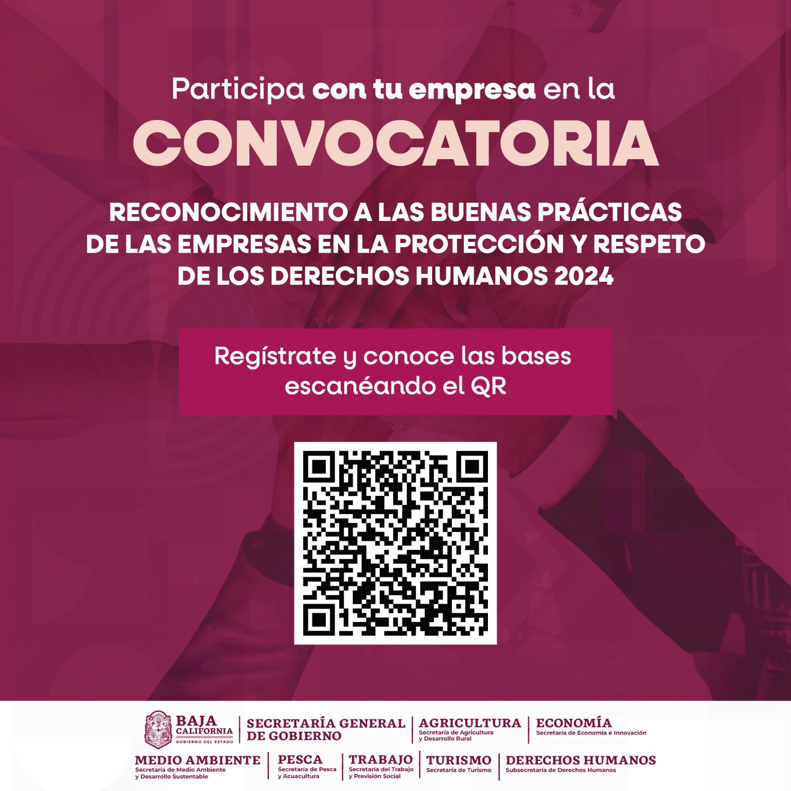 INVITA GOBIERNO DE BAJA CALIFORNIA A EMPRESAS A PARTICIPAR EN RECONOCIMIENTO A BUENAS PRÁCTICAS EN DERECHOS HUMANOS