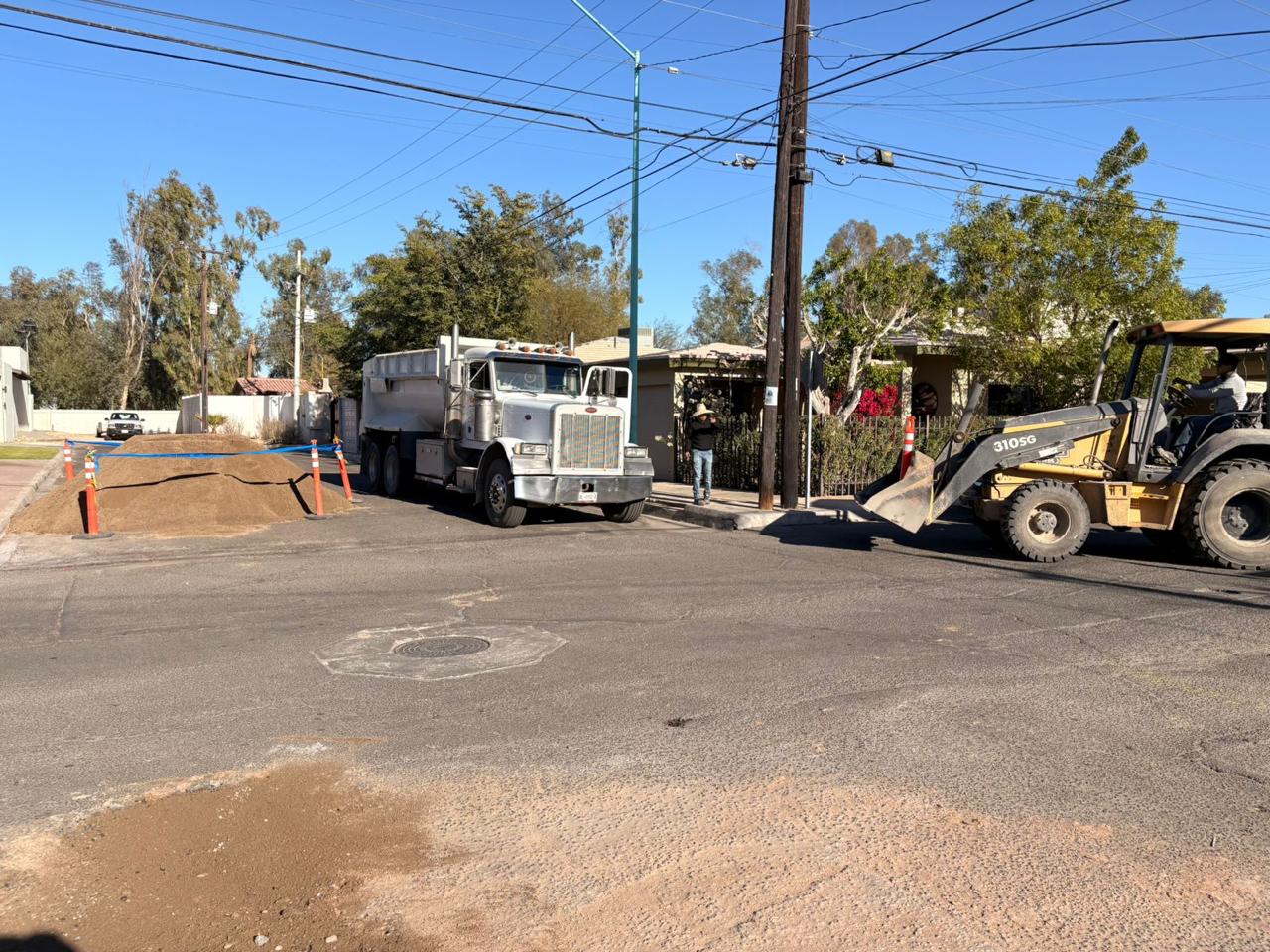 REPOSICIÓN DE LÍNEA SANITARIA EN LOS PINOS: CESPM MODERNIZA INFRAESTRUCTURA