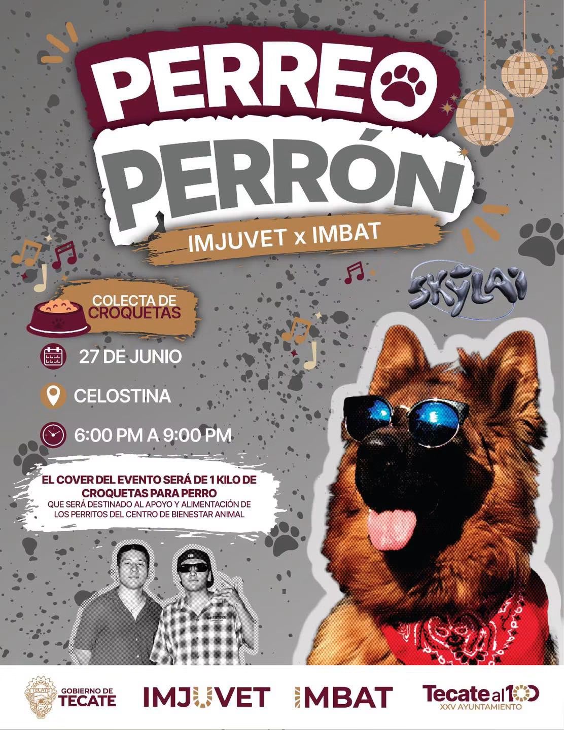 Gobierno de Tecate invita a las juventudes a sumarse al “Perreo con Causa” en apoyo al bienestar animal