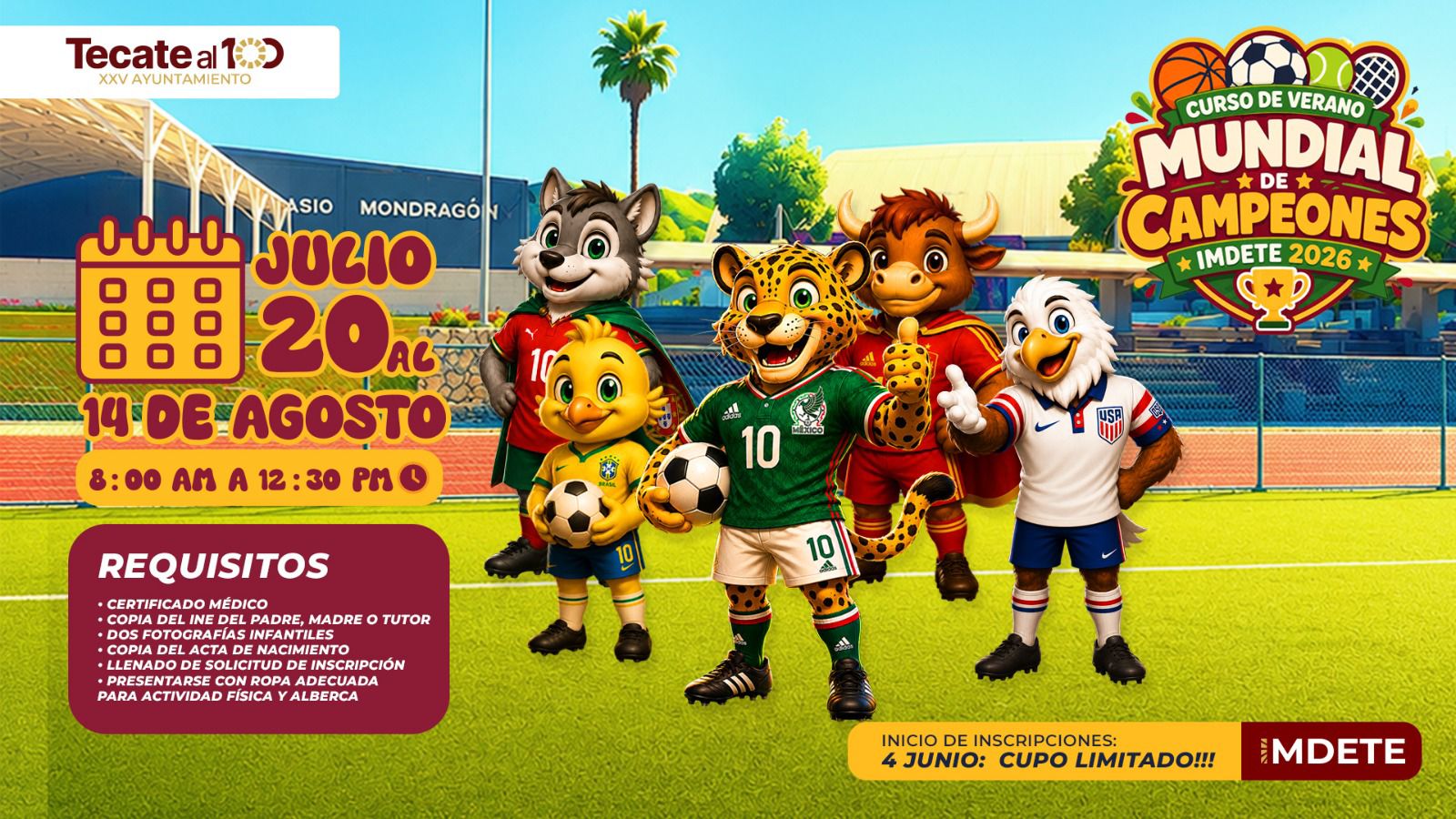 Abren inscripciones para el Curso de Verano IMDETE 2026 “Mundial de Campeones”